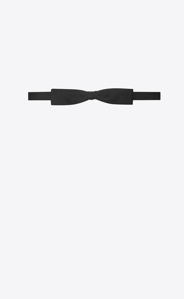 Bow tie in black grosgrain